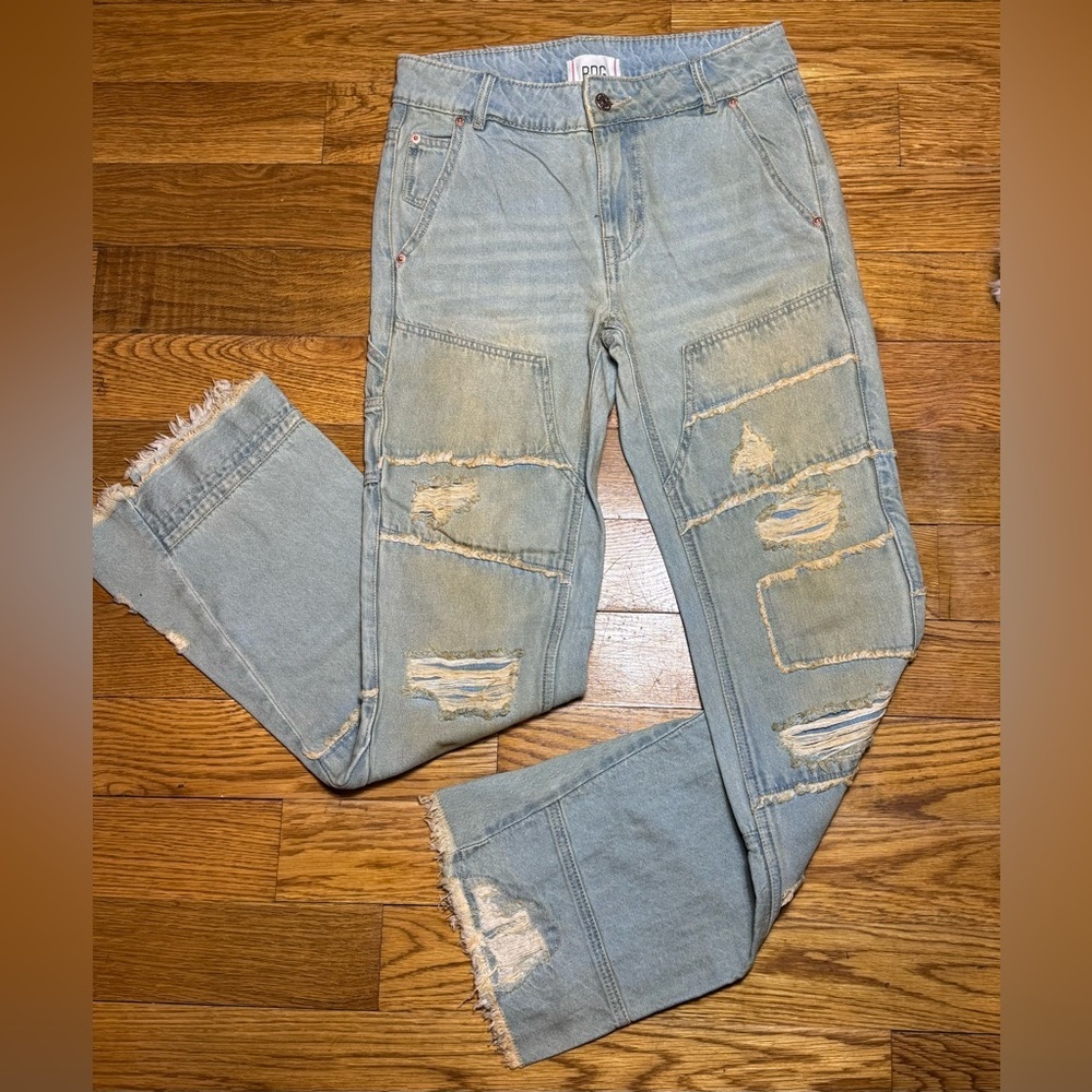 BDG Extreme Destroyed Boot Cut Jeans - Picture 2 of 6
